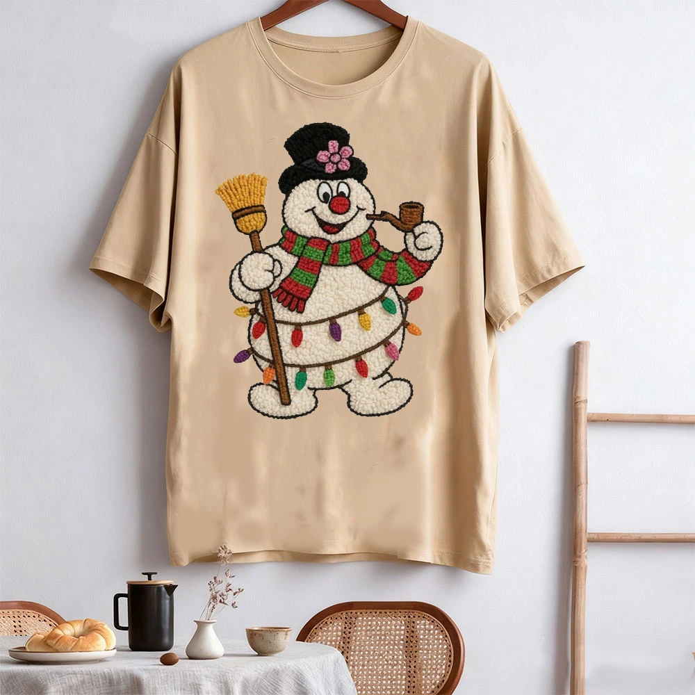 مزلاج هوك الغزل الكروشيه ثلج عيد الميلاد القمم عيد ميلاد سعيد أفلام مضحك الغزل فو التطريز ثلج تيز جديد وصول #2