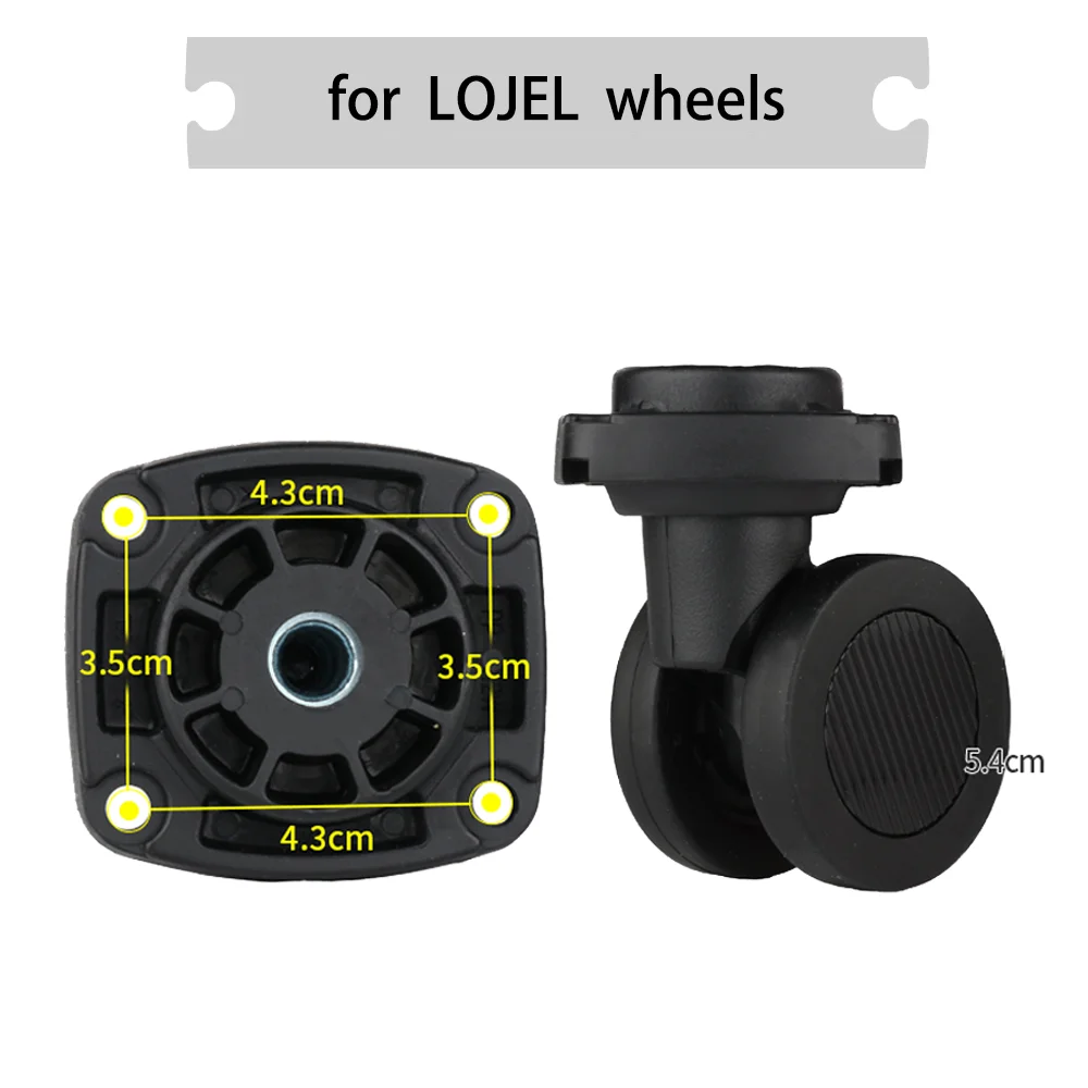 

Suitable for LOJEL trolley case wheel accessories Travel case universal wheel suitcase Silent roller pulley low noise wheels