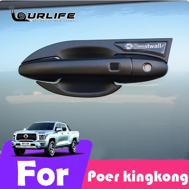 

For GMW Haval Poer Kingkong 2024 2025 Accessories New Car Door Handle Cover Trim Auto Parts