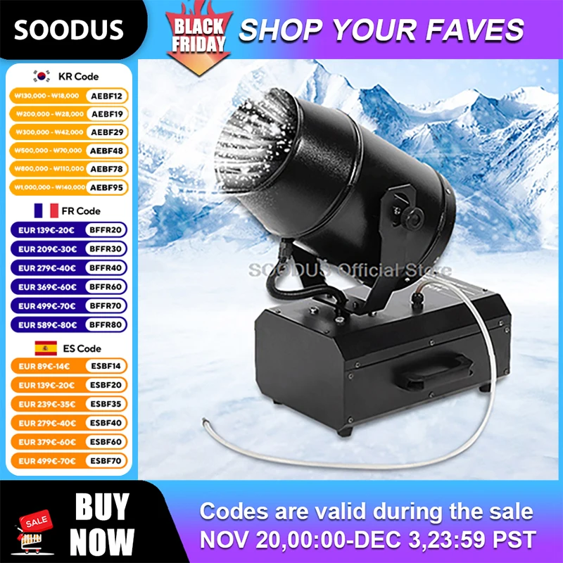 

Машина для искусственного снега 1800 Вт, генератор снега, Professions, машина для изготовления снега с подвижной головкой, пульт дистанционного управления, уличная вечеринка, событие, сценическое шоу