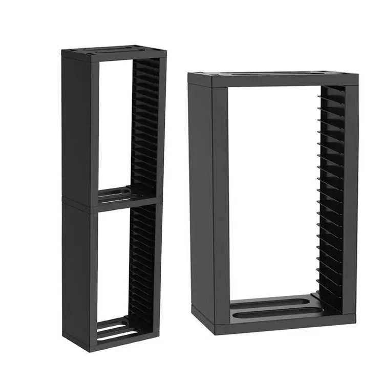 

Горячая распродажа: Стильная подставка-органайзер для игровых дисков и контроллеров (черная) – универсальное решение для вашей коллекции.