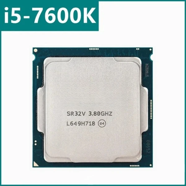 I5-7600K CPU 4cores 4threads 3.8GHz 6MB 91W LGA1151 For Q270 Z270 Motherboard I5 7600K
