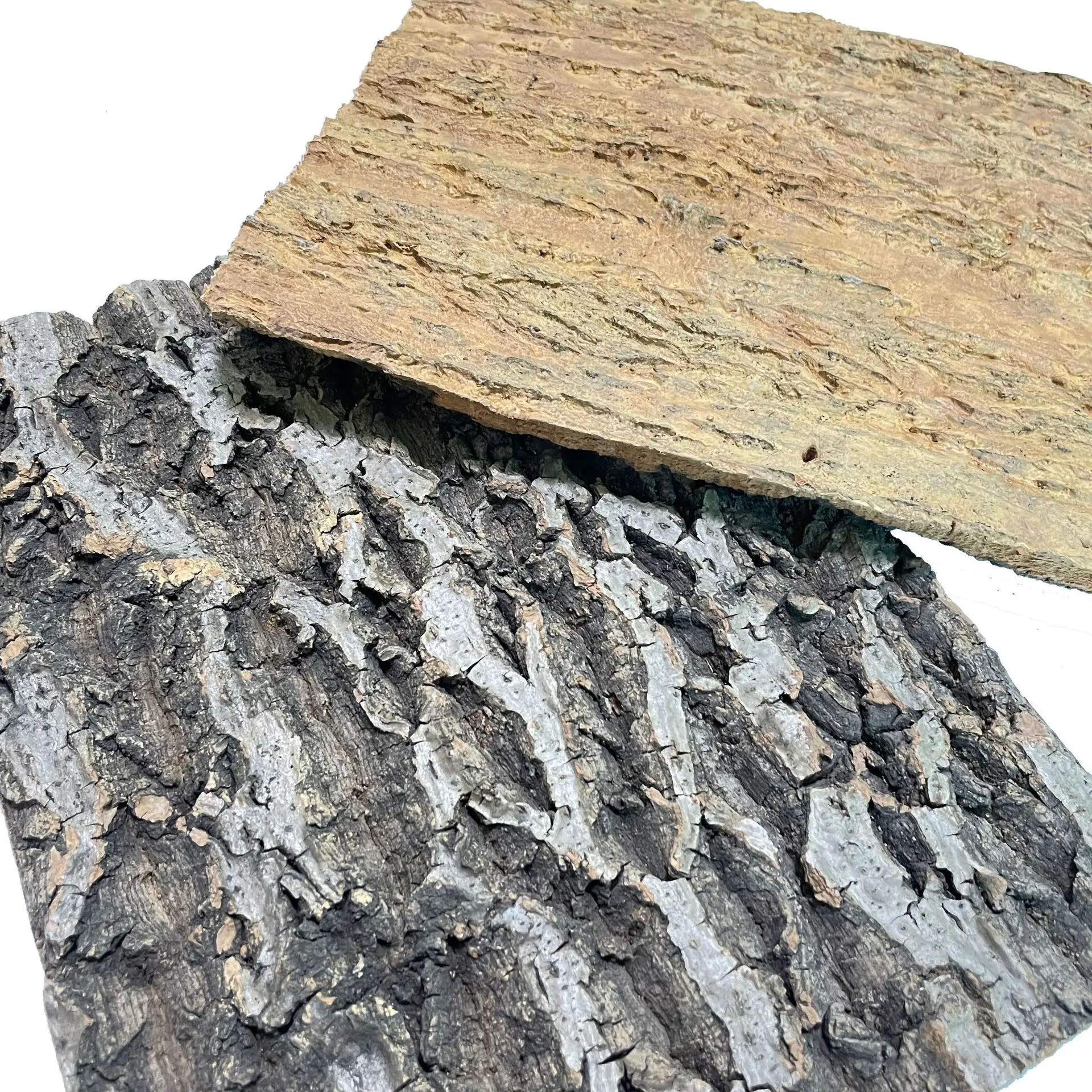 Natural Virgin Cork Bark Lizards Habitat Terrariums Deco Reptile Terrarium Background