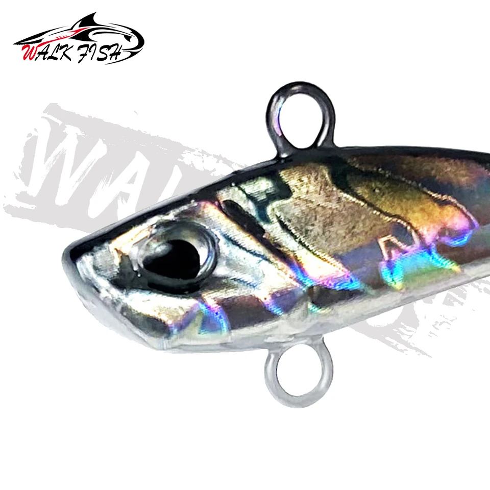 WALK FISH New Metal Mini VIB With Spoon Fishing Lure 7g 10g 15g 20g Crankbait Vibration Spinner Sinking Bait Fishing Tackle