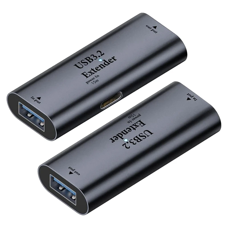 

Удлинитель источника питания USB A 3,2, удлинитель усилителя сигнала, мощность 5 Гбит/с 15 Вт для телефона, ноутбука, камеры, сканера, принтера-AU47