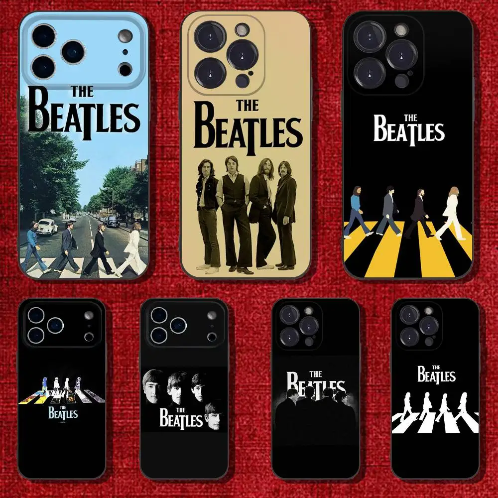 

Band The B-Beatles Phone Case For iPhone 17,16,15,14,13,12,Pro,Max,Plus,E,SE4,Air,Mini Black Soft Cover