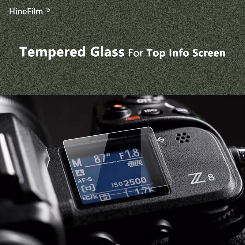 Z8 Camera Glass Film 9H Hardness Tempered Glass Ultra Thin LCD Screen + Info Screen Protector glass for Nikon Z 8 Camera