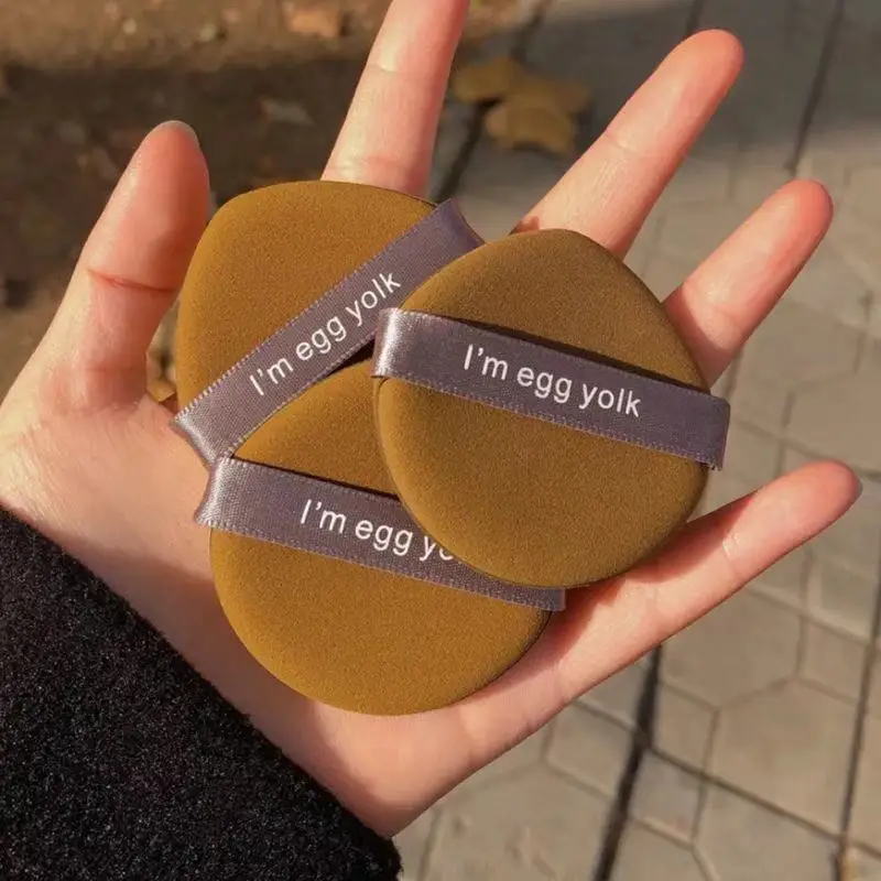 Juego de esponjas de maquillaje de 3 uds., esponja de cojín de fresa, esponjas de maquillaje de uso húmedo y seco para herramientas cosméticas de base líquida