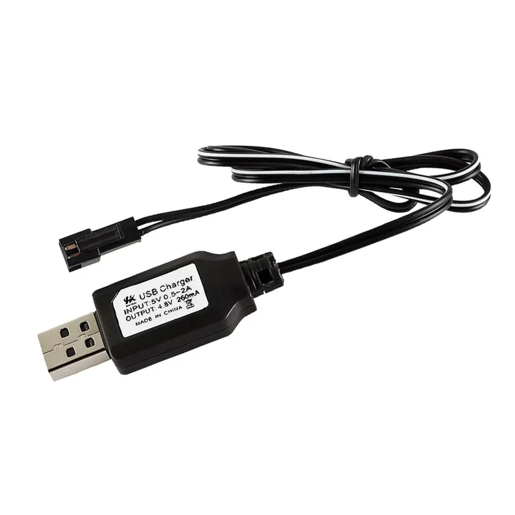 Kabel pengisi daya USB, RC Model Baterai r 4.8V 250mA keseimbangan pengisian cepat