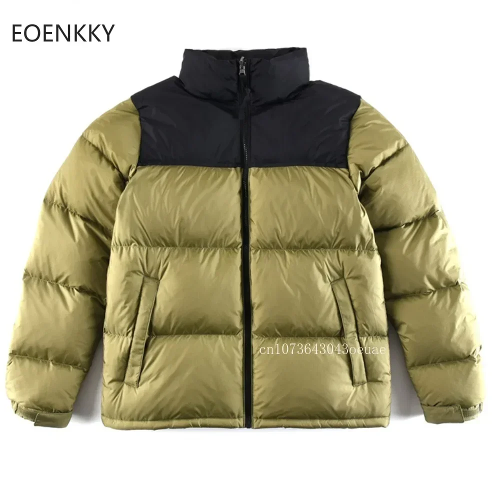 Face 700 Winter Men Puffer Jackets Bubble Padded Clothes Shiny Hat Warm Waterproof No Wash Down Jackets Man Down Coats EOENKKY