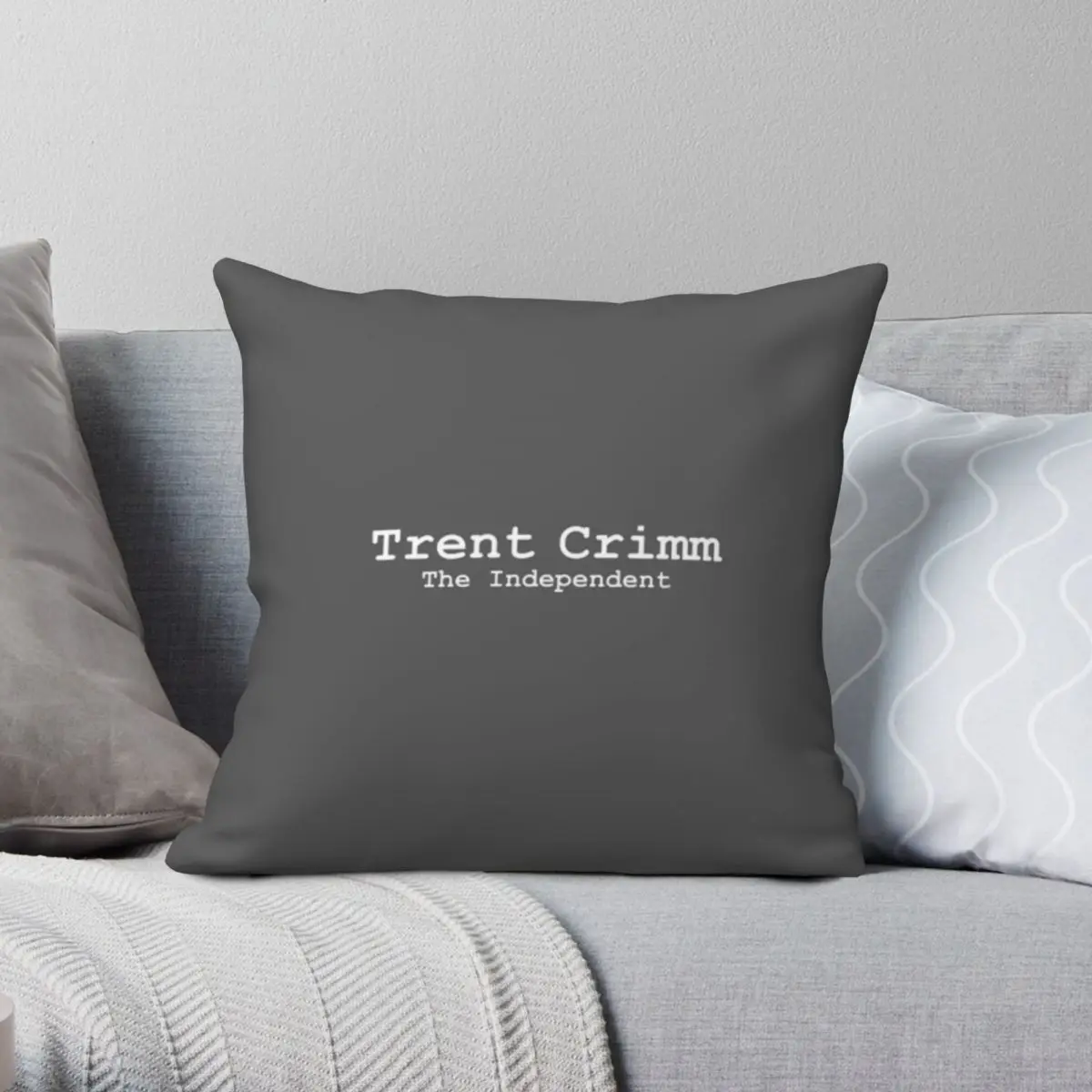 Ted Lasso Trent Crimm The Independent Square Pillowcase Polyester Linen Velvet Pattern Zip Throw Pillow Home Cushion Cover