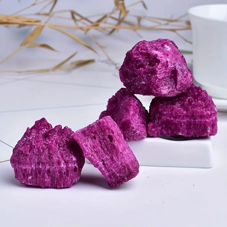 Natural Red Corundum Raw Stones Ruby Crystal Specimen Wicca Raw Mineral Healing Gemstone  DIY Jewelry Making Aquarium Home Decor