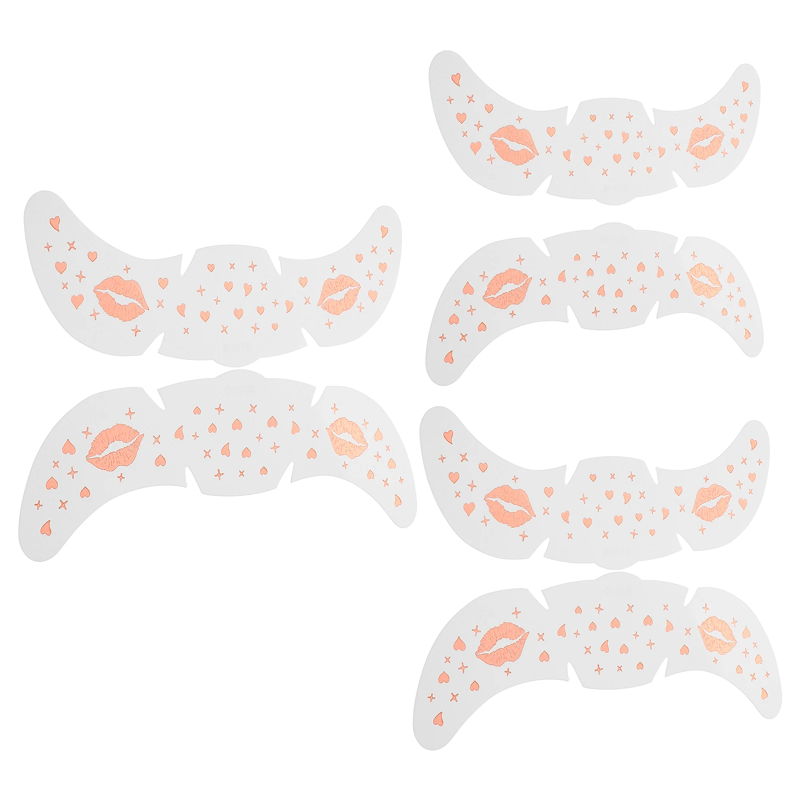 

6 Sheets Temporary Tattoo Stickers Festival Makeup Accessories Face Sparkle Freckles Glitter SkinFriendly