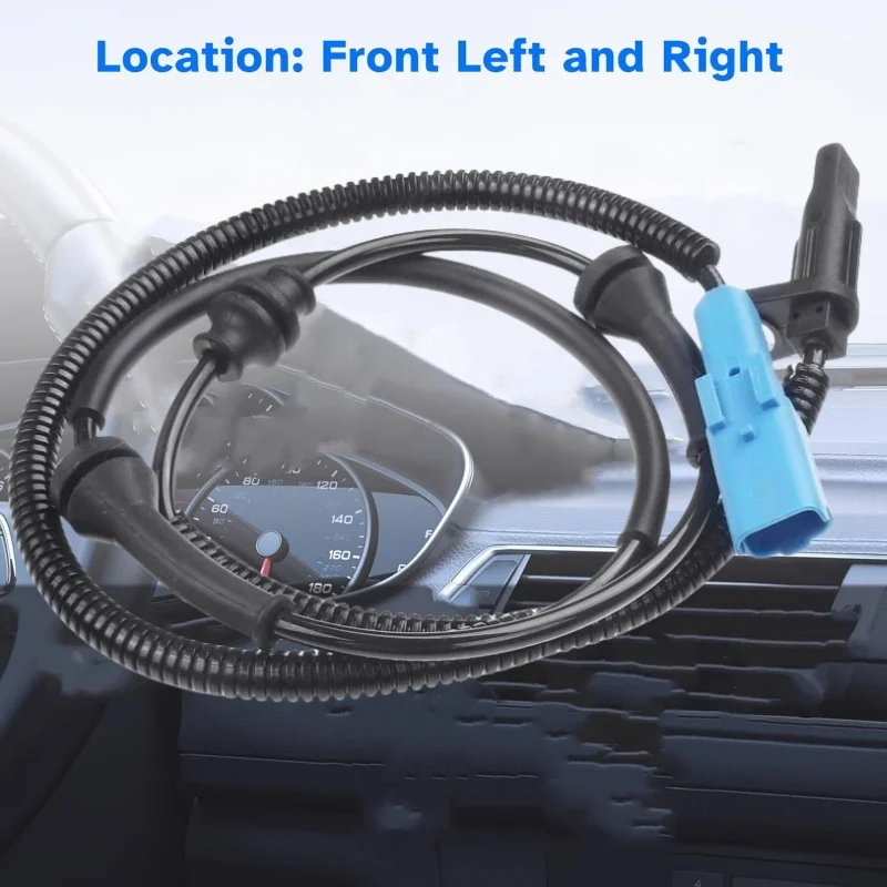 

1PC ABS Wheel Speed Sensor Front Left/Right For Citroen C3 C4 DS DS 3 Peugeot 207 208 301 2008 Automotive Parts