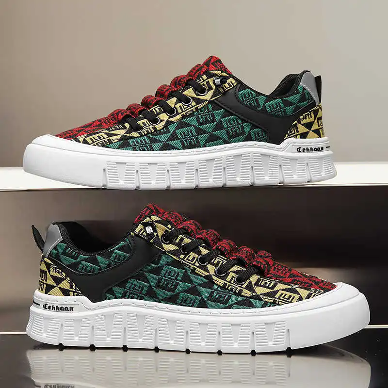 أحذية رياضية كبيرة وحيدة بمقدمة مستديرة 47 أحذية رجالية منسوجة فاخرة باللون الأخضر النعناعي أحذية رياضية للفتيات أحذية الثلوج شخصية متقدمة للعام الجديد