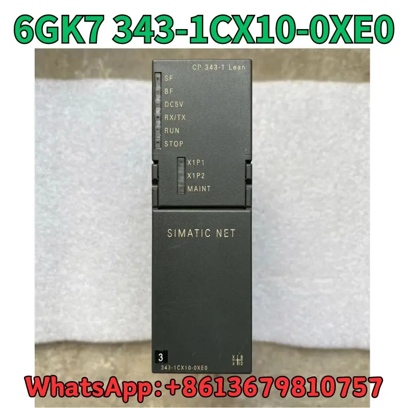 

Used 6GK7 343-1CX10-0XE0 module test OK Fast Shipping