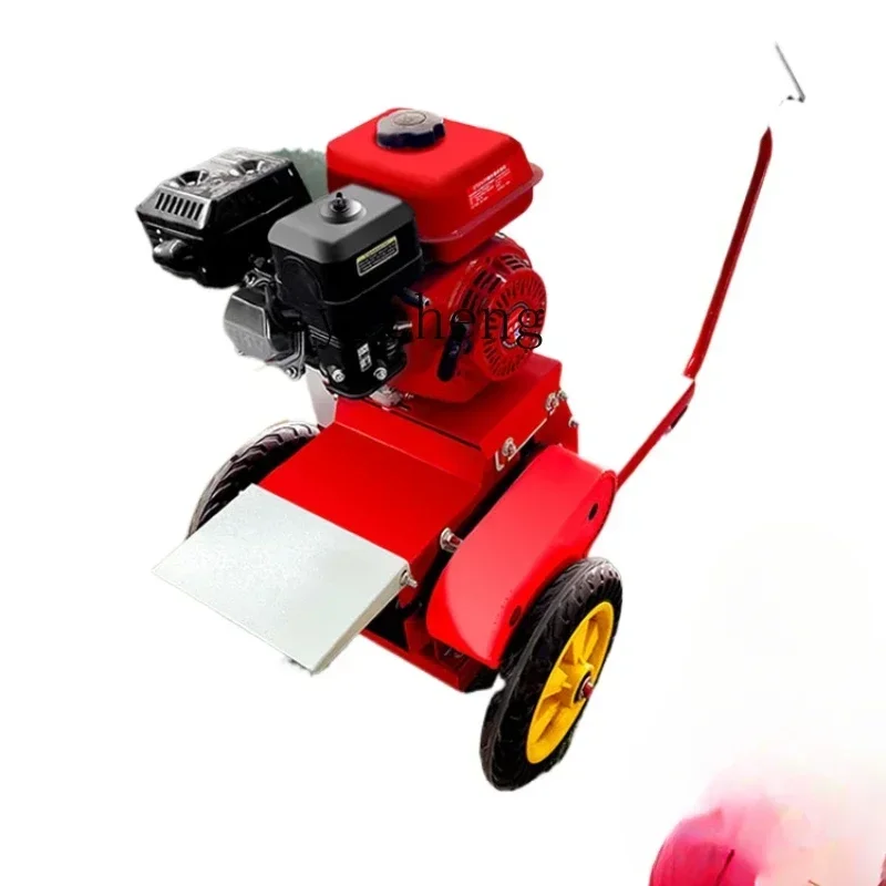 Portable guillotine machine Small household straw branch leaf crusher Tricycle grass crusher