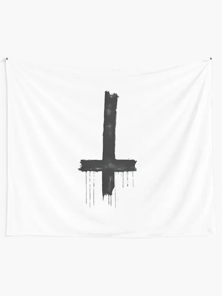 Overturned crucifix Tapestry Room Decorations Aesthetic Tapete For The Wall Aesthetic Room Decorations Tapestry