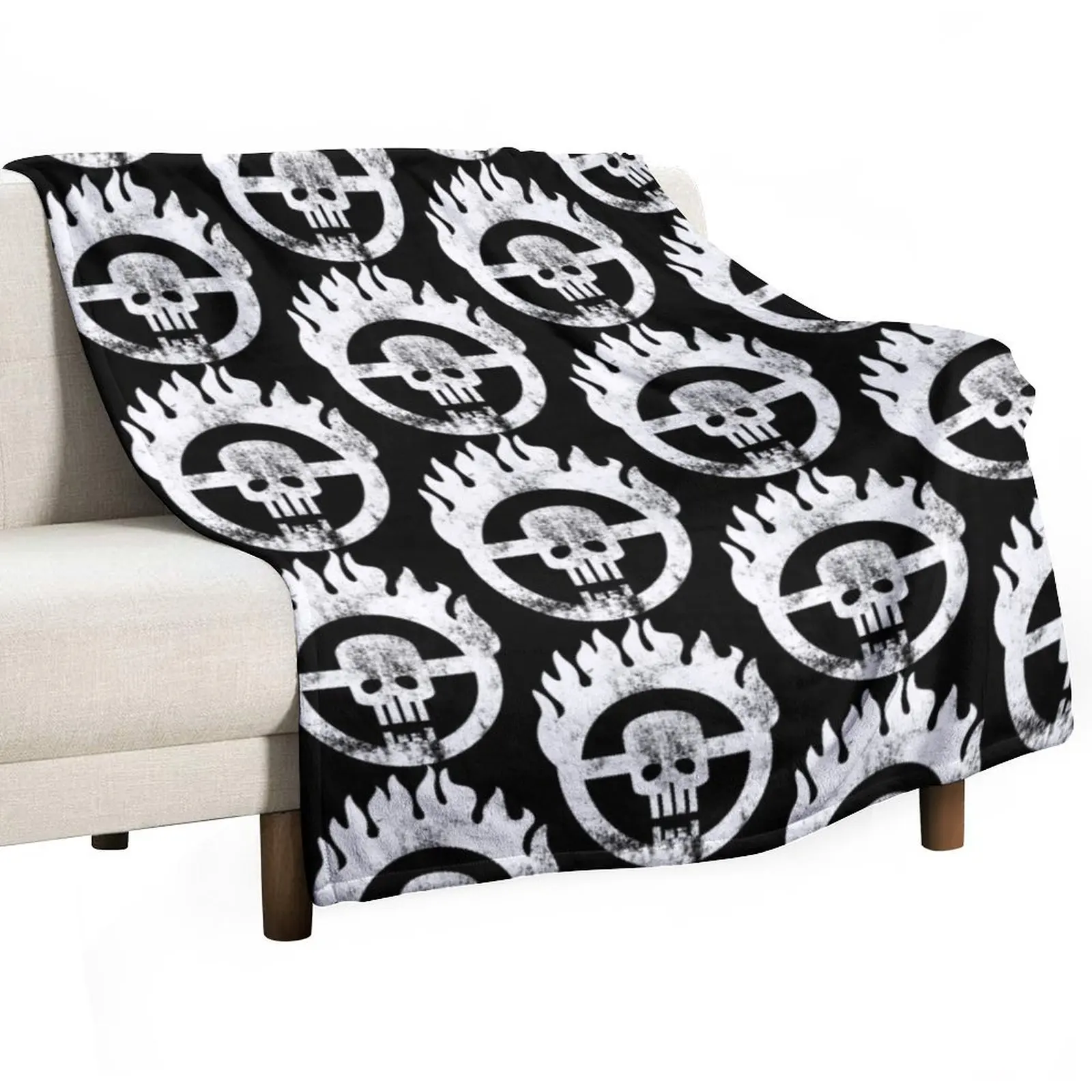 

Mad Max Skull Throw Blanket Soft Breathable Blanket for Night Sleeping