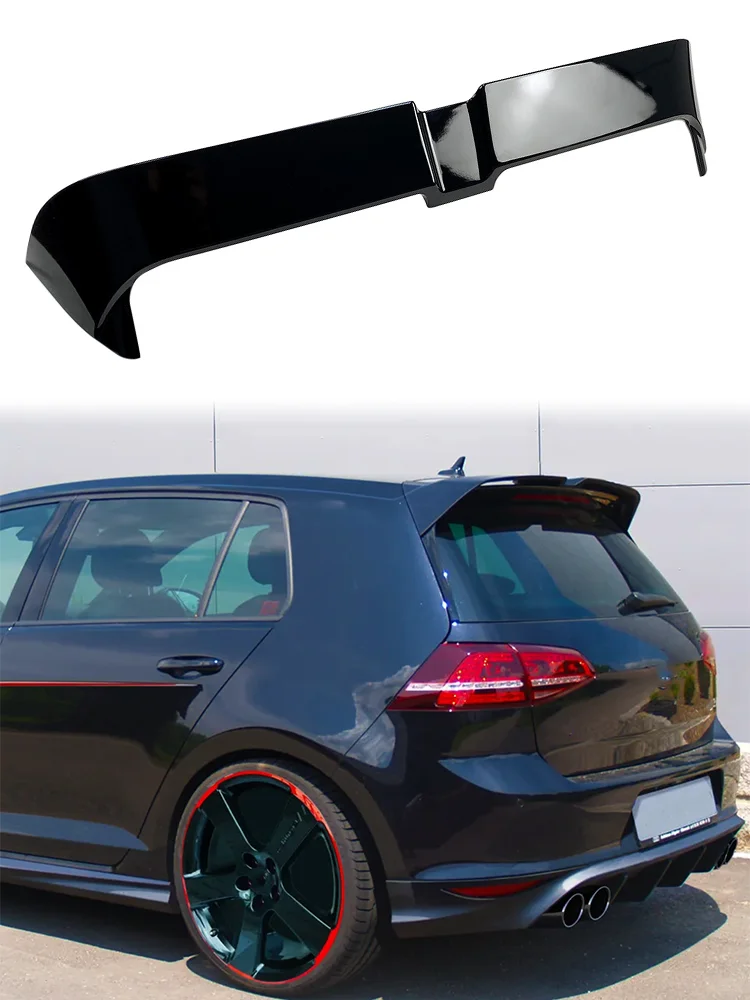Becquet d'aile arrière de voiture, Style Oettinger, lèvre d'aile de toit de coffre arrière pour Volkswagen VW Glof 7 MK7 GTI R TSI TDI 2013 – 2019