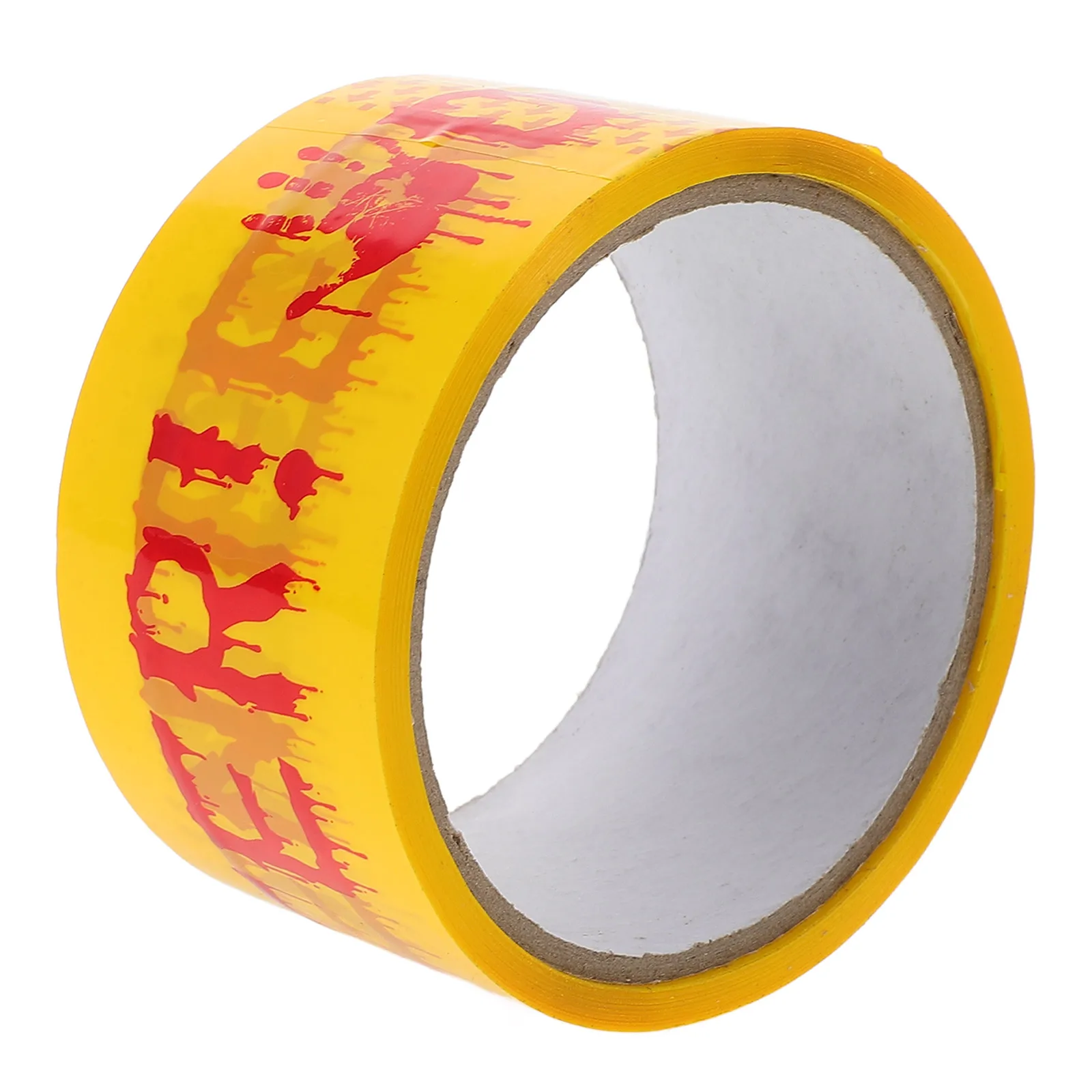 Reflective Warning Halloween Decorations Caution Yellow Pvc Construction