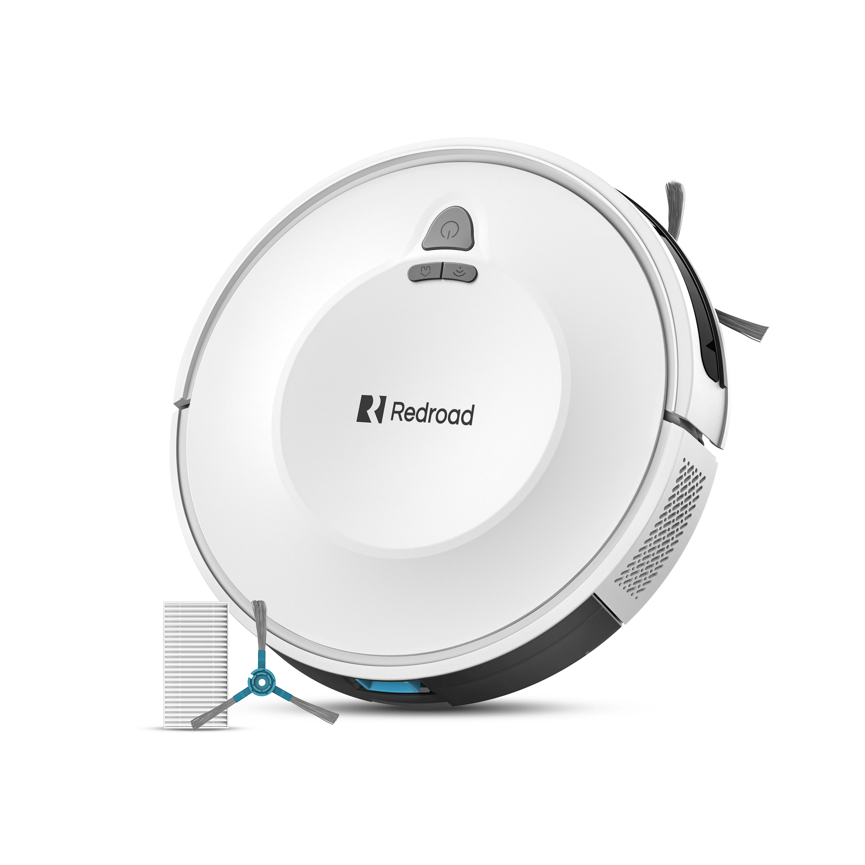 Roboter-Staubsauger Mopp LDS Lidar Redroad E6,10,000 Pa Smart Planned Mapping Home Bodenwaschen Teppich Tierhaare reinigen, 140 Min Laufzeit,funktioniert mit Alexa und Google Assistant,2.4G
