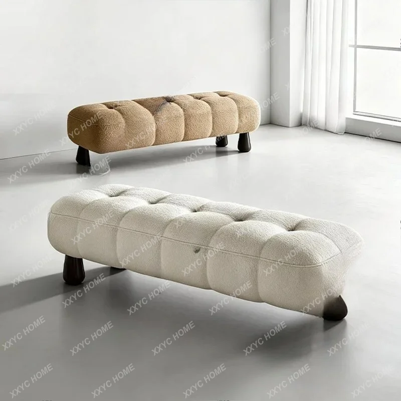 

Sail Stool Clothing Store Lamb Fleece Sofa Stool Cloakroom Bedroom Sail Bench