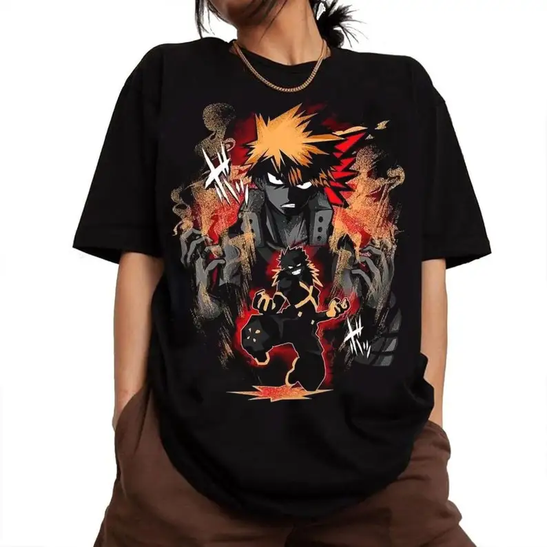 Bakugo Katsuki student shirt, Kacchan T-Shirt