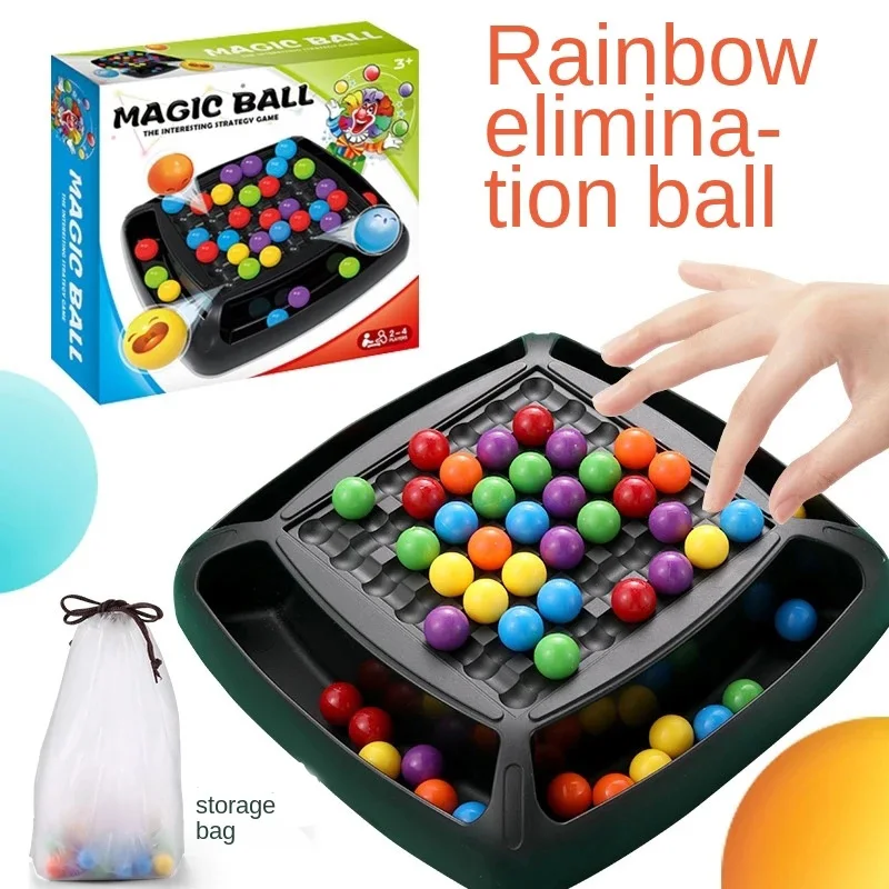 Children Rainbow Ball Elimination Game Puzzle Parent-child Interactive Games Toy