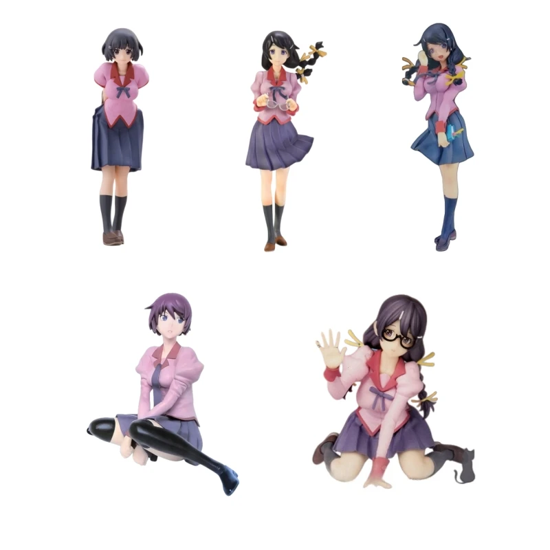 2025 جديد حقيقي كونامي مونوجاتاري سلسلة Tsubasa Hanekawa مكعب جائزة الشكل أنيمي عمل الشكل سطح المكتب ديكور اللعب جمع هدية