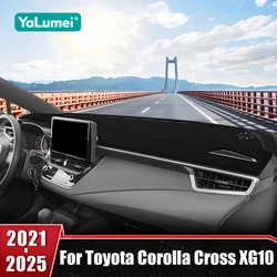 Car Dashboard Cover Sun Shade Avoid Light Non-Slip Mat Accessories For Toyota Corolla Cross XG10 2021 2022 2023 2024 2025 Hybrid