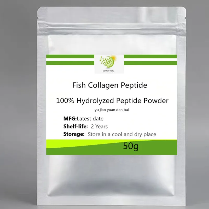 50g-1000g  Fish Collagen Peptide Hydrolyzed Peptide Powder Young and radiant skin