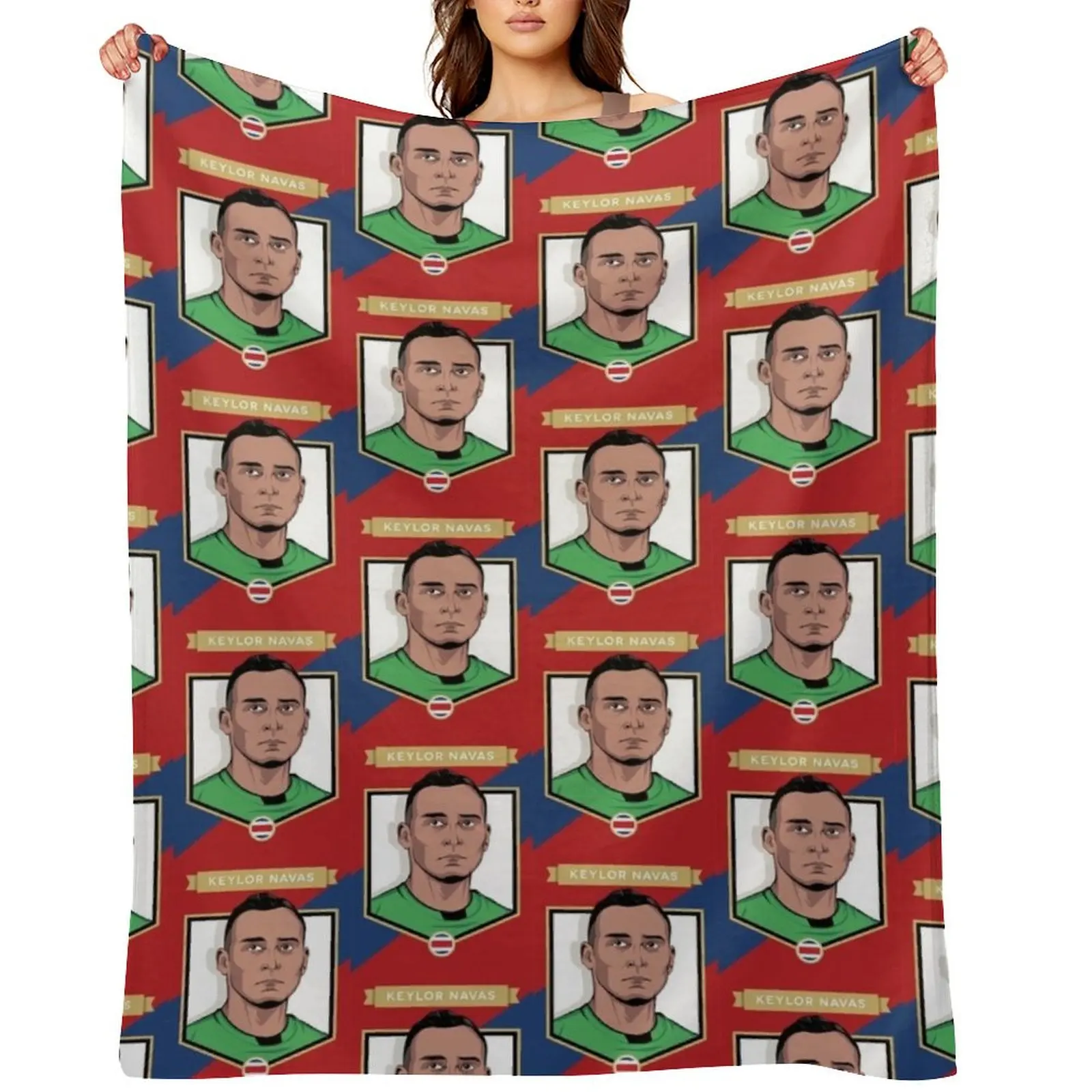 

keylor navas Throw Blanket funny gift Luxury Designer manga Stuffeds Blankets