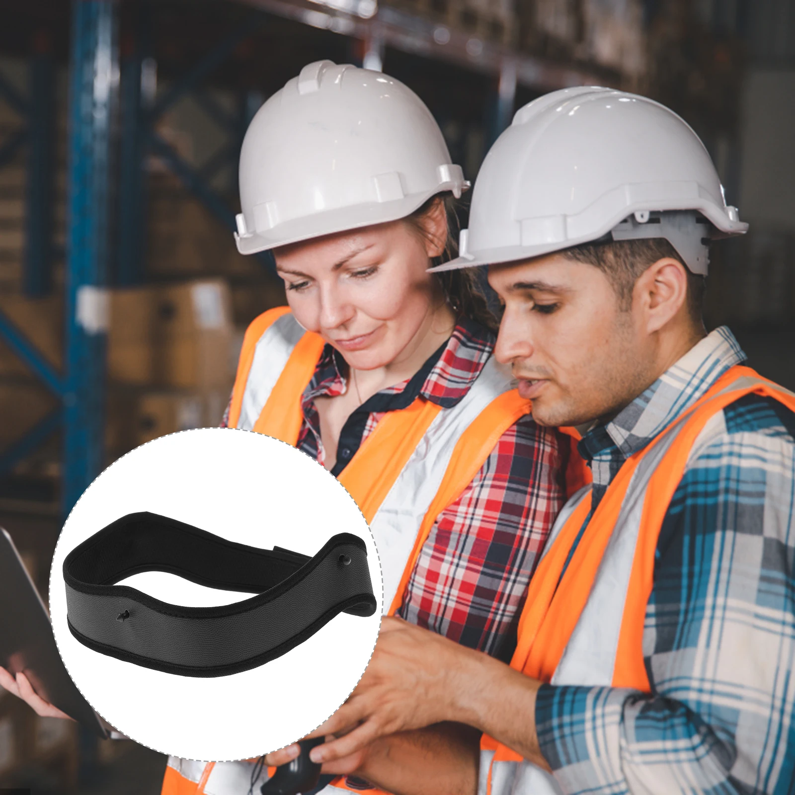 3Pcs Hard Hat Sweatbands Liners Breathable Pu Cotton Sweatband Padding for Construction Safety Helmets