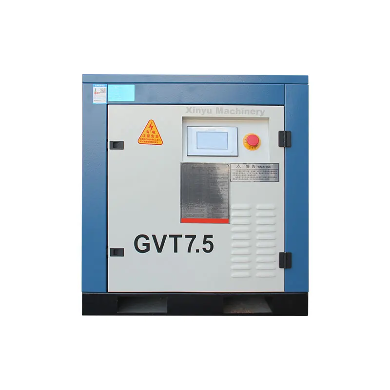 

Factory best price GVT7.5 industrial screw air compressor 380V/3ph/50Hz variable frequency air compressor