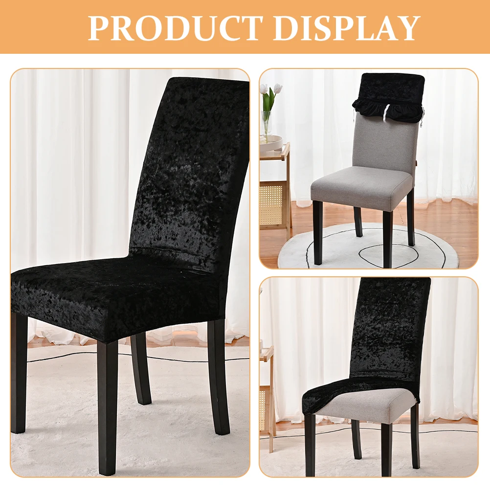 

Comfortable Elastic Chair Cover for Dining Room Stretch Slipcover Protects Against Scratches Stains Ideal for Home Hotel Events