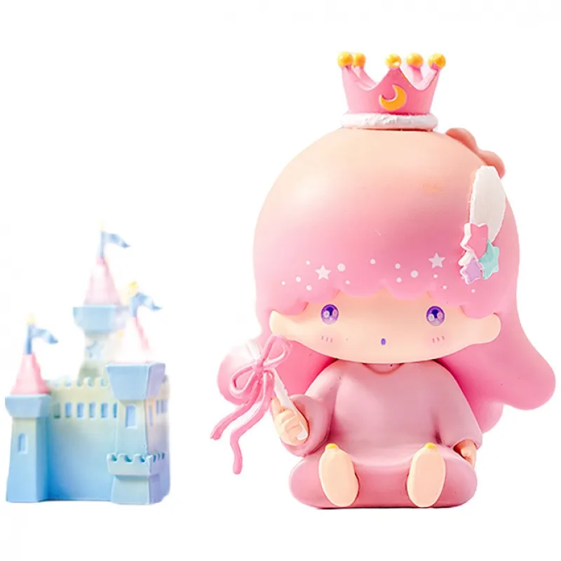 Sanrio Kawaii Hello Kitty Melody Cinnamoroll Dream Series caja ciega hecha a mano Kulomi adorno de escritorio regalos de cumpleaños