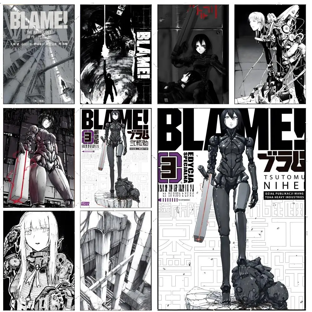 Affiche d'anime science-fiction B-Blame, décoration artistique et cadeau de qualité supérieure pour la maison, salon, ornements pour la maison