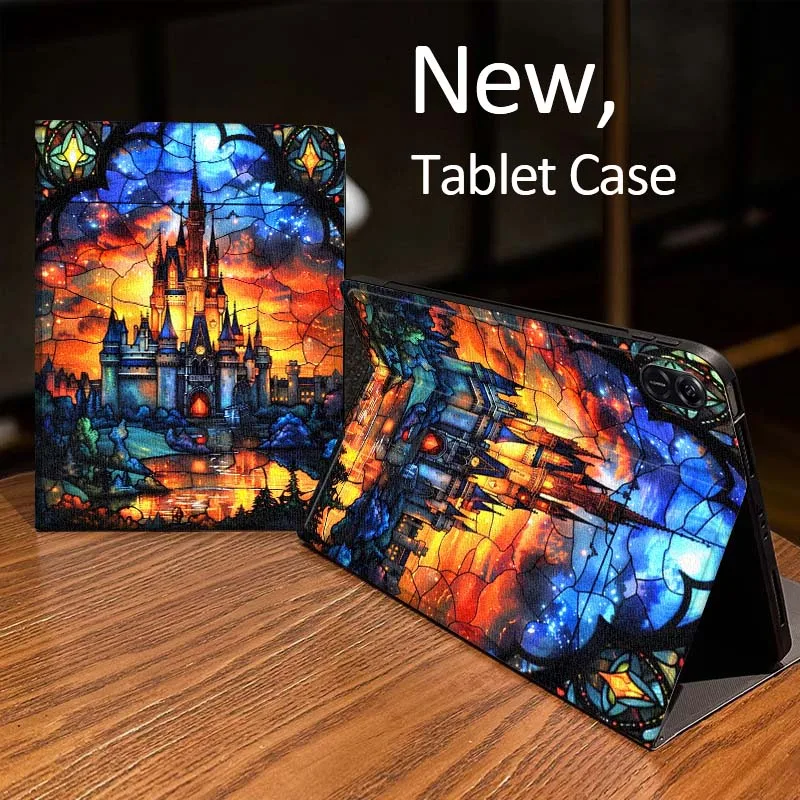 

Fashion Castle Design For Huawei MatePad Air SE Pro M6 M5 M2 T10s T5 10 11 12.6 11.5 12 X 10.8 Inch 10.1 Tablet Case