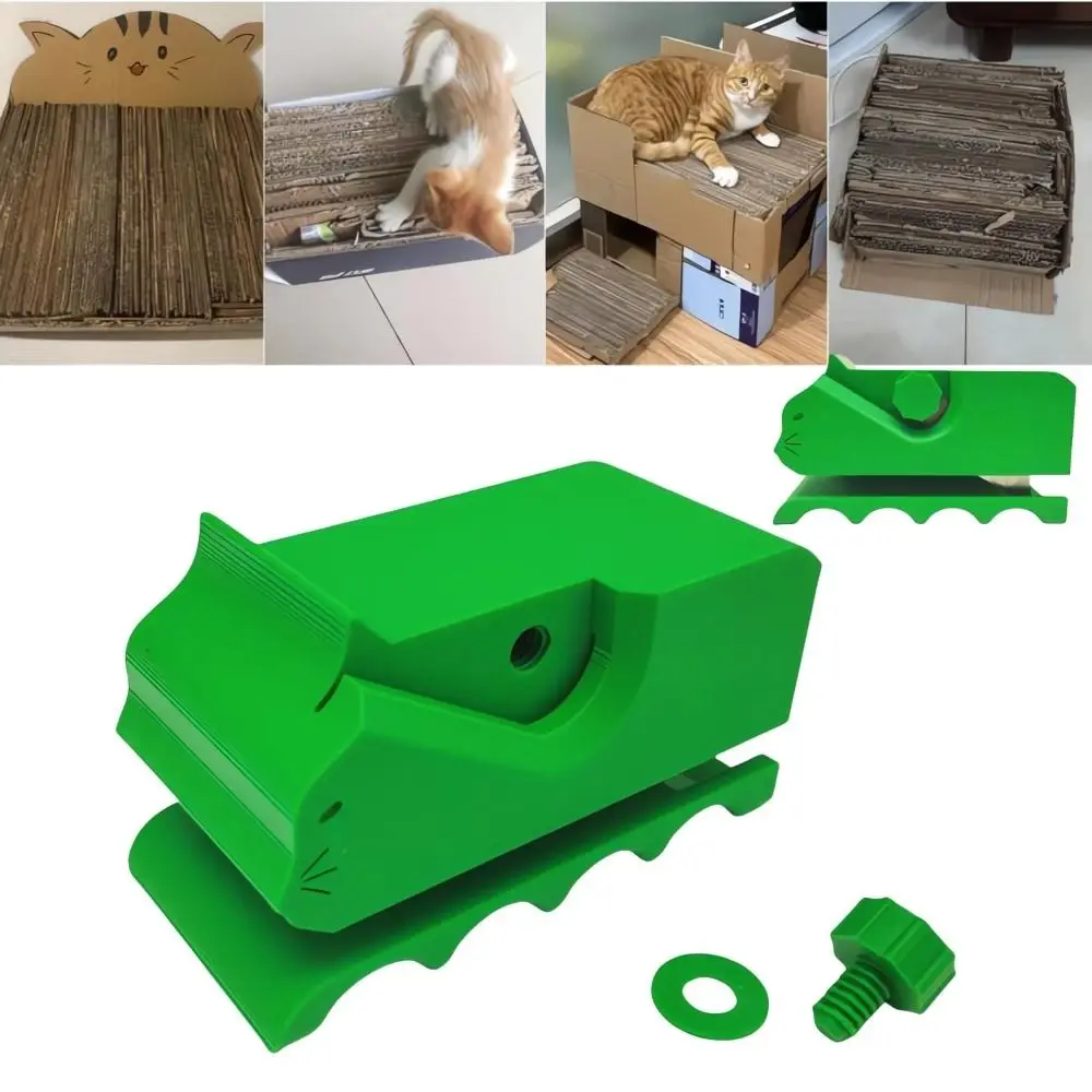 Cardboard Cutter for Cat Scratchers 3D Printed Card Board Cutter Cardboard Cutter DIY Cat Scratchers Handheld Cutting Tools