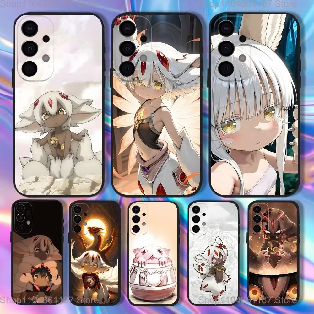 

Made In A-Abyss F-Faputa Phone Case For Samsung S25,S24,S21,S22,S23,S30,Ultra,S20,Plus,Fe,Lite,5G Black Cover