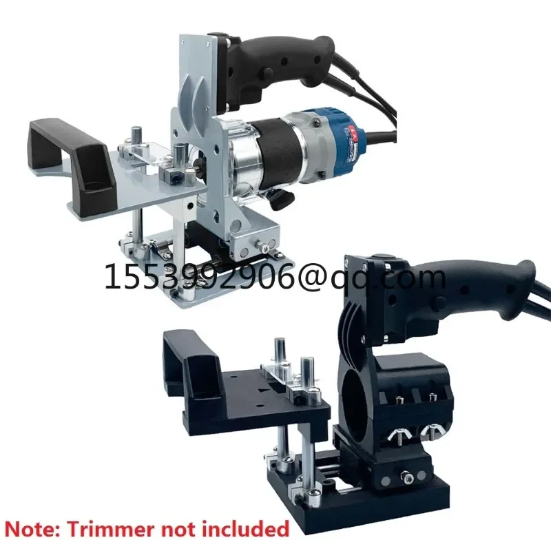 

2-in-1 Small Portable Grooving Machine Rack Woodworking Mold Trimmer Milling Machine Cutter Connection Positioning Racks