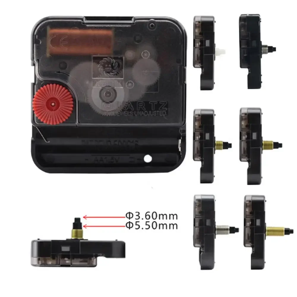 Mecanismo de movimiento de reloj de pared de barrido silencioso 12888, Kits de reloj de cuarzo de repuesto, accesorios de reparación DIY para reloj