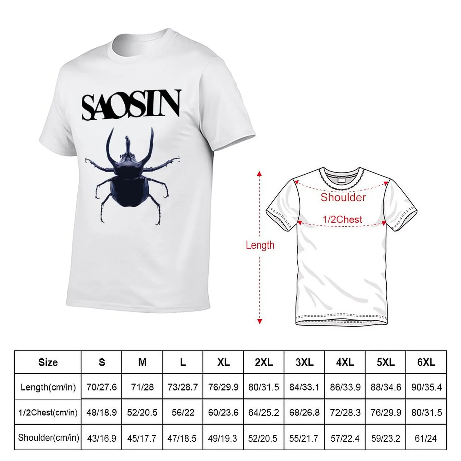saosin T-Shirt man t shirts for men casual man graphic t shirt t shirts for man pack cotton T-shirt