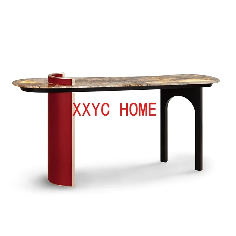 

Aisle Cabinet Entrance Table Minimalist Marble Window Console Tables Art