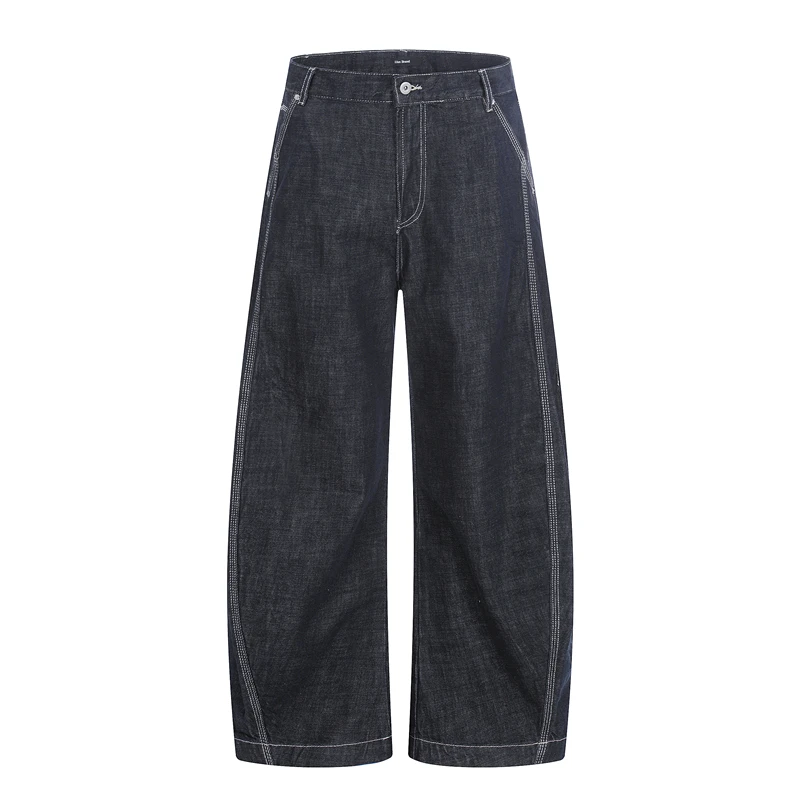 

GXFortune американские ретро оригинальные джинсы широкие брюки прямого кроя повседневные брюки свободного покроя универсальные брюки нож