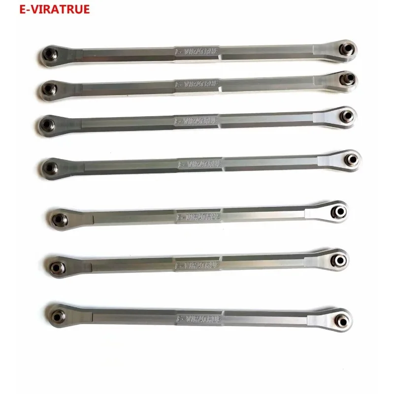 E-VIRATRUE Axial SCX6 1/6 7075 Aluminum Upper&Lower Link Rod (7pcs)