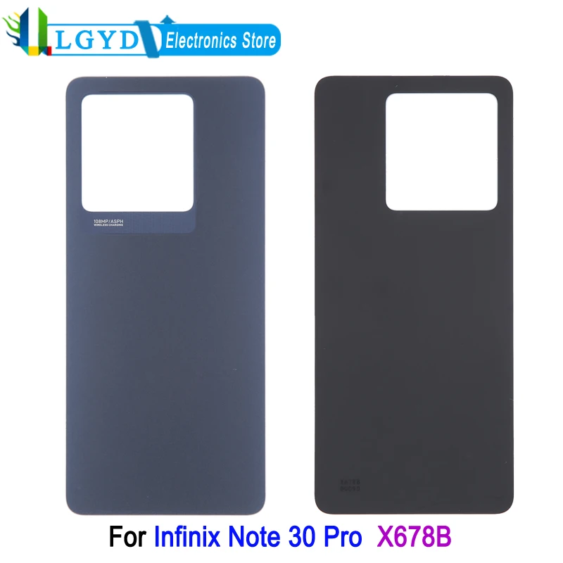 Battery Back Cover For Infinix Note 30 Pro 4G Phone X678B Rear Cover Repair Replacement Part