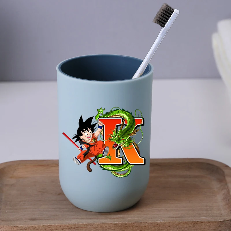 Dragon Ball Water Cup Man Woman Fashion Plastic Home Toothbrush Cups Boy Cartoon Anime Figure Mouthwash Cup Kid Birthday Gifts