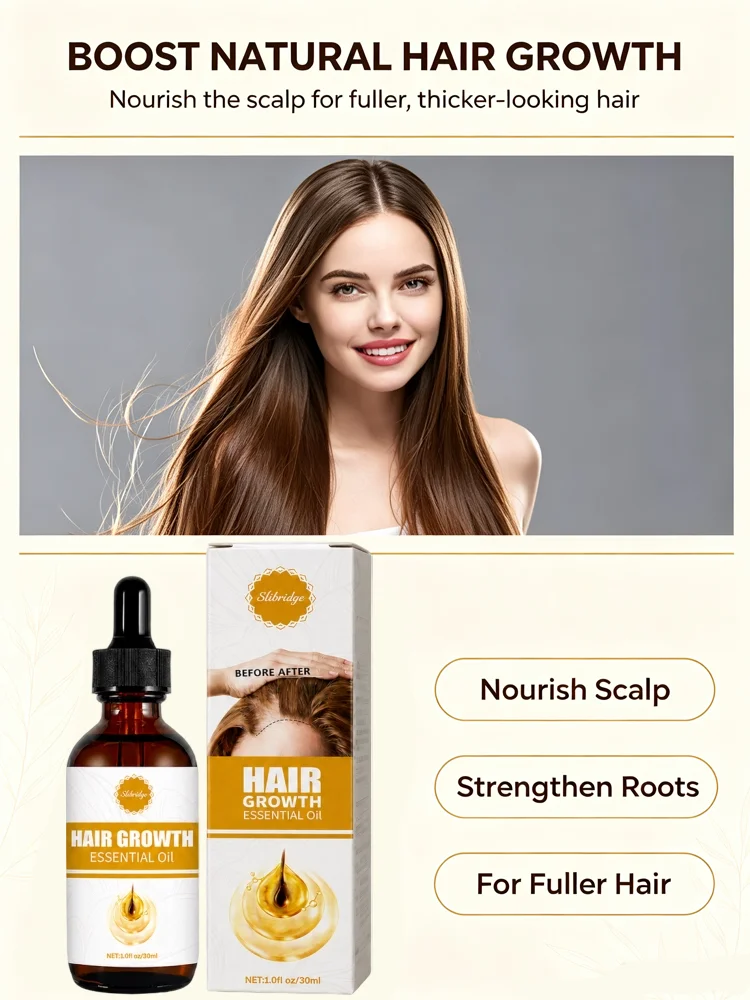 Targeted Hair Regrowth Essential Oil Boost Follicle Vitality to Accelerate Healthy Hair Thickening Results